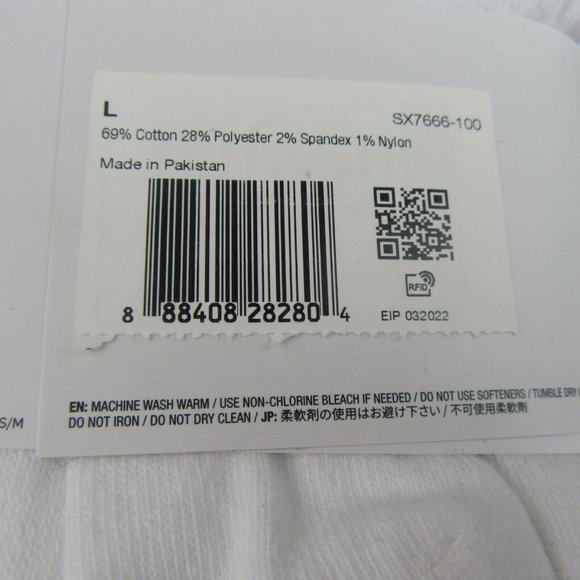 Nike Everyday Cushion Crew Socks White 6 Pack Mens Size 8-12 NEW - Picture 8 of 8